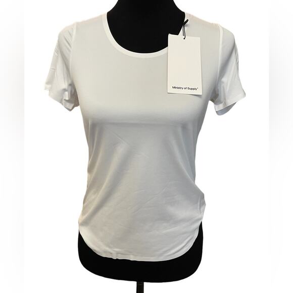 New ~  MINISTRY OF SUPPLY ~ Luxe Touch Tee Size XXS 32" bust - Picture 2 of 7